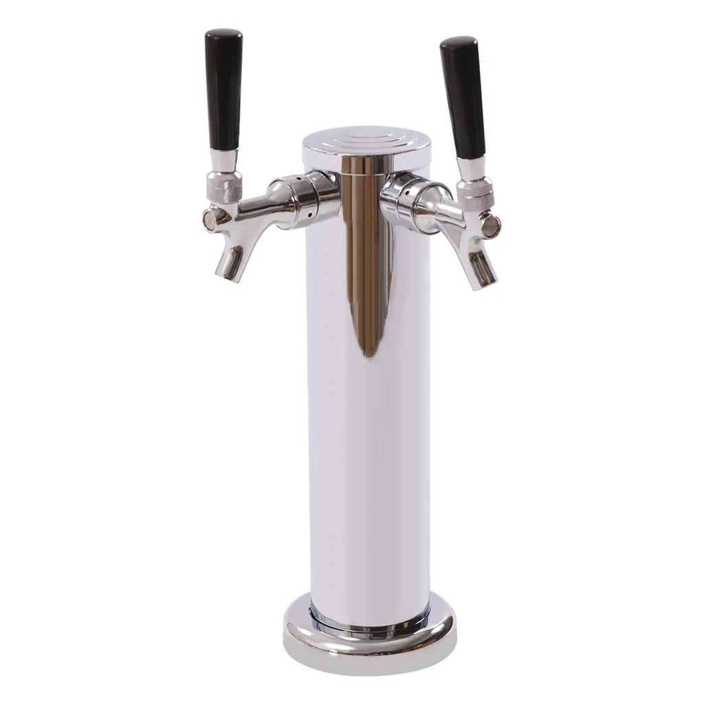 Stainless Steel Double Tap Beer Conversion Kit with Dual Gauge Regulator E82420