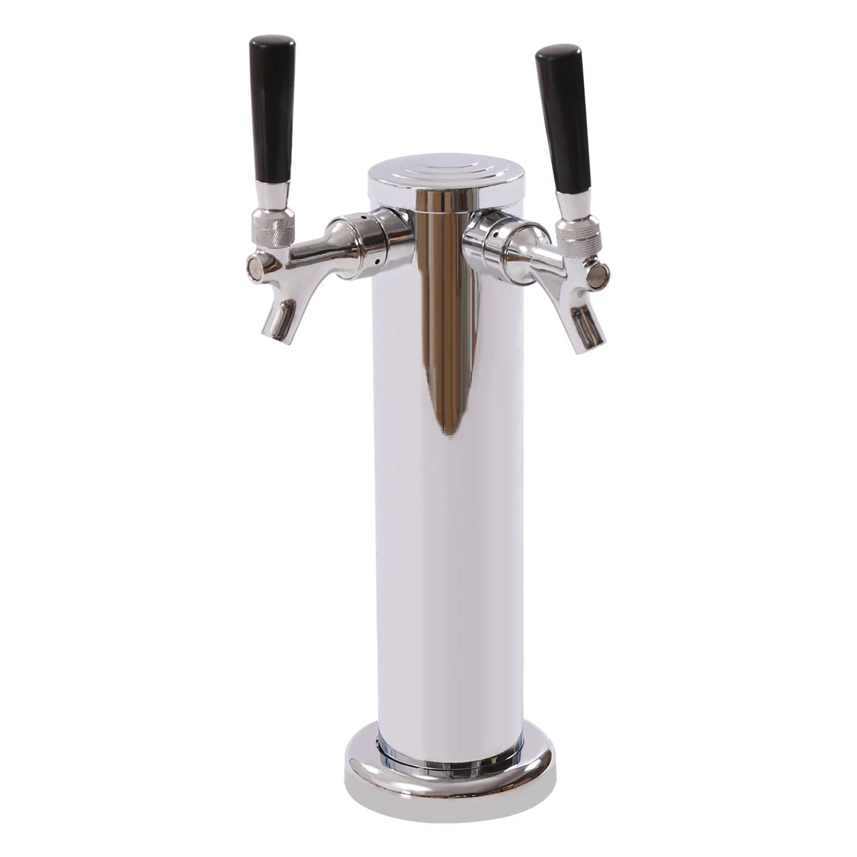Stainless Steel Double Tap Beer Conversion Kit with Dual Gauge Regulator E82420