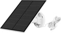 Solar Panel for Rechargeable Battery Security Camera, IP65 Waterproof, Micro USB, 360° Adjustable Wall Mounting Bracket S122