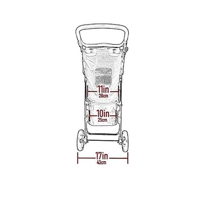 No-Zip Pet Stroller J338