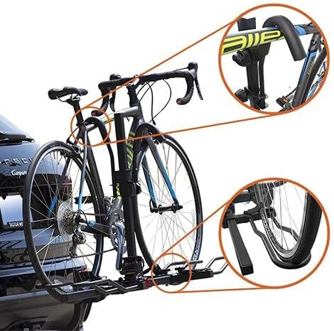 2-Bike Tray Style Hitch Mount Rack Carrier N819631