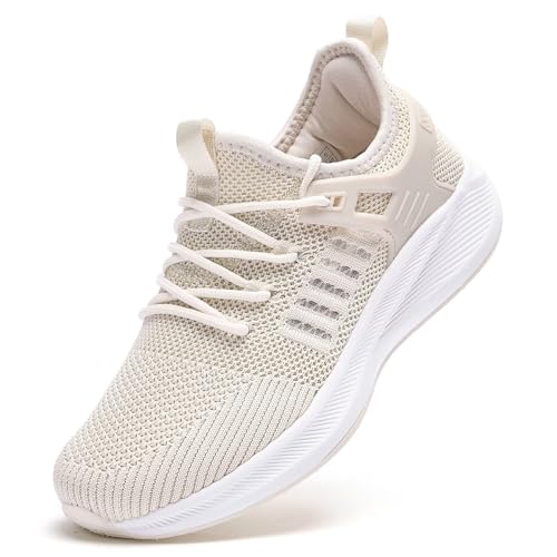 Women's Athletic Walking Shoes Lightweight Breathable Slip on Sneakers D632371