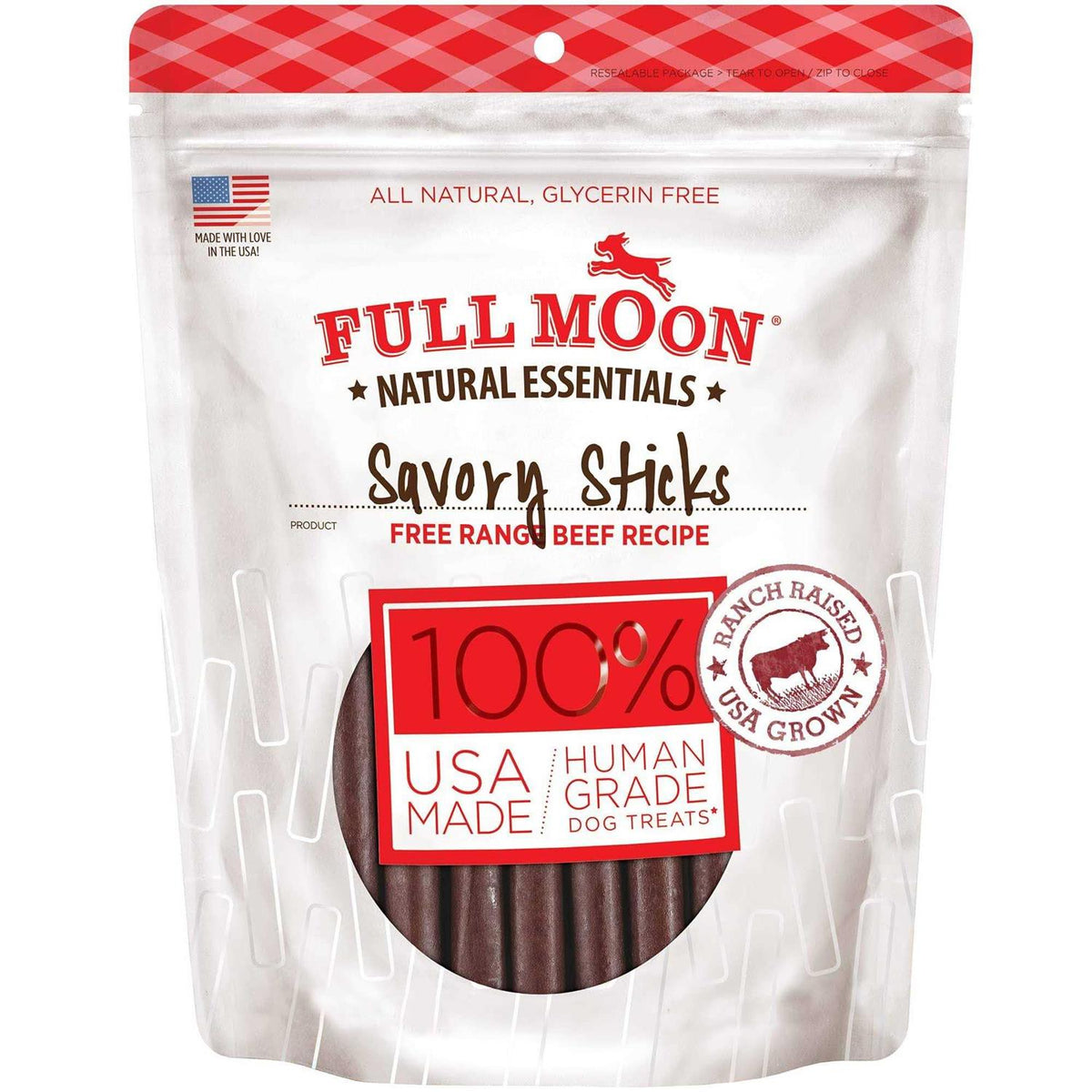 Beef Recipe Savory Sticks Dog Treats G1402