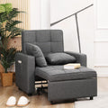 Dark Grey 3-in-1 Folding Sleeper Chair Bed M4200