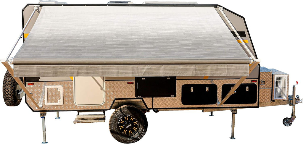 Gray Fade 13 x 8 Ft Retractable RV Trailer Awning T458999