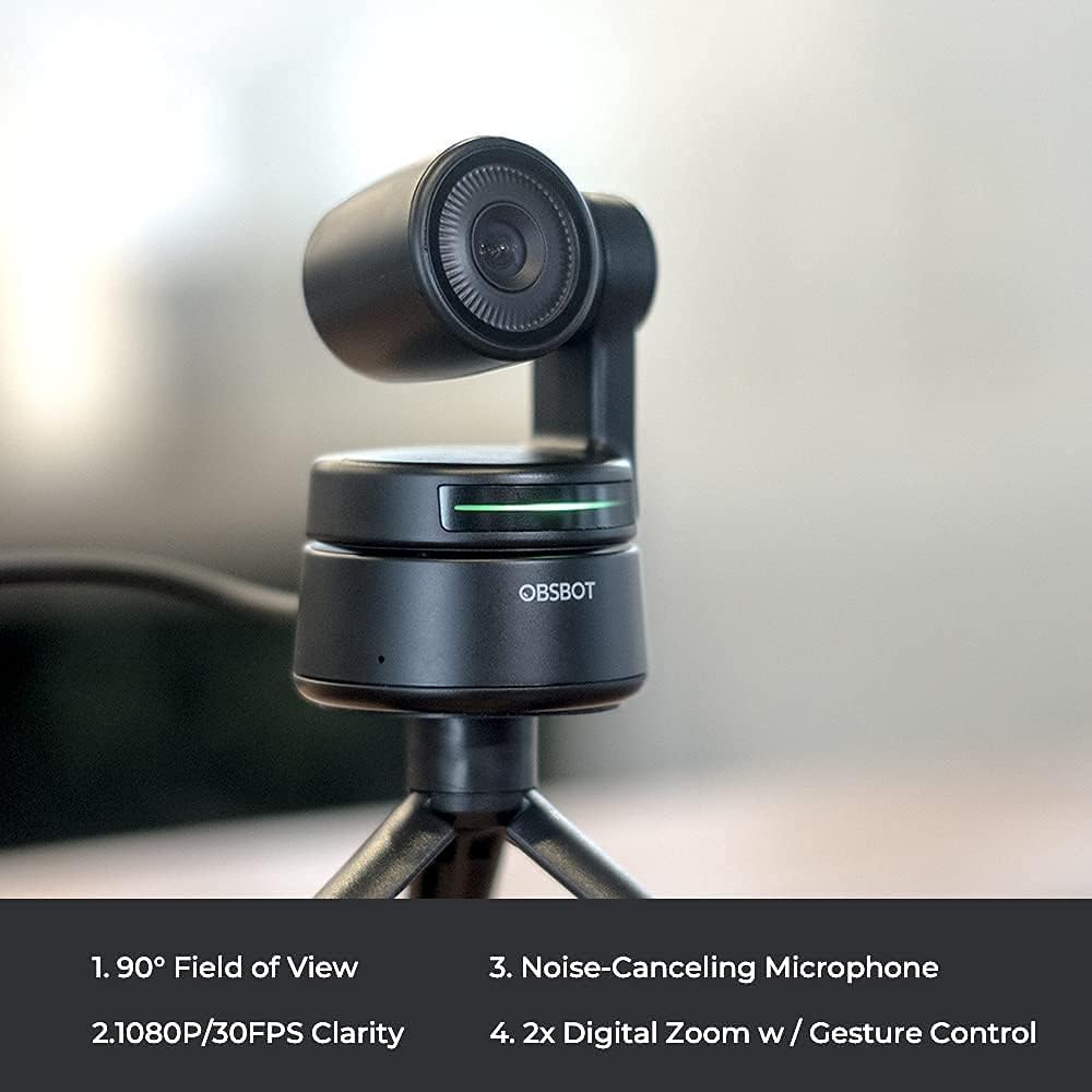 PTZ Webcam with Dual Omni-Directional Mics E772