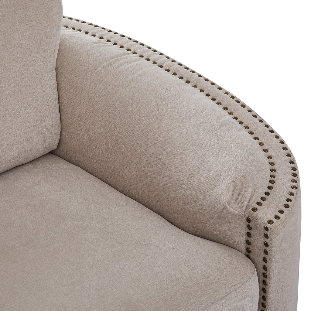 Beige 2 Seat Loveseat Sofa G57425