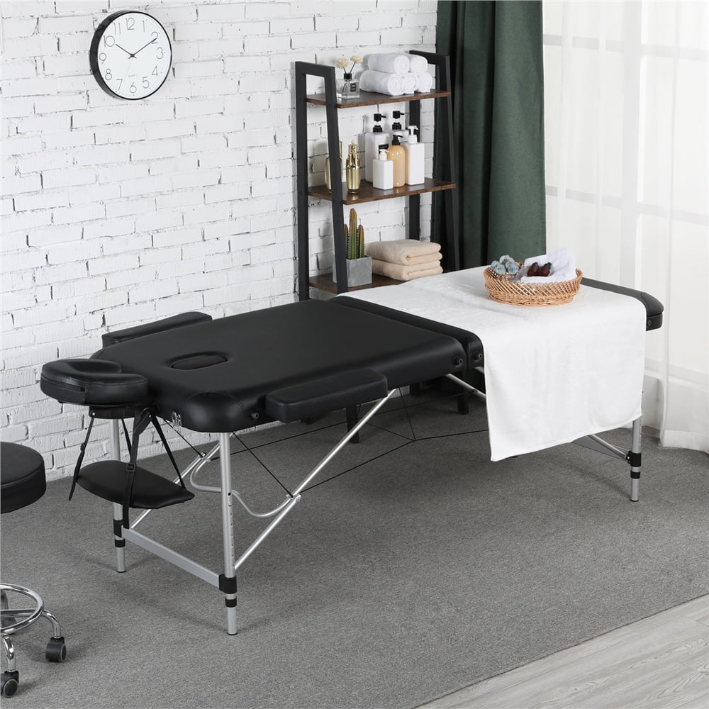 27.6'' Wide Adjustable 3 Fold Aluminum Massage Table P6271