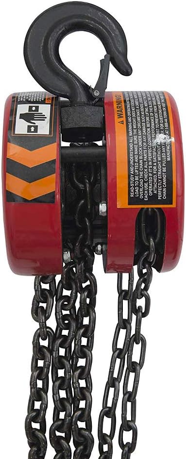 3 Ton Manual Hand Chain Block Hoist with 2 Hooks U633
