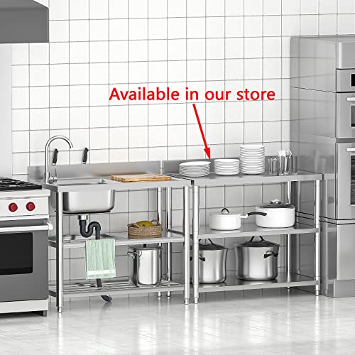 Stainless Steel Single Bowl Kitchen Sink with Faucet H859
