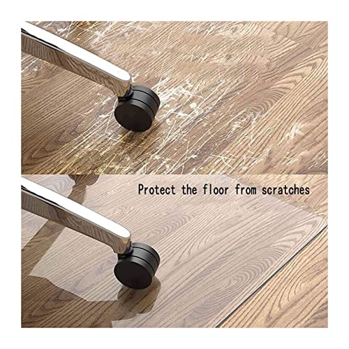 Clear Vinyl Plastic Floor Runner Protector Rug, 1.5mm Thick B3888