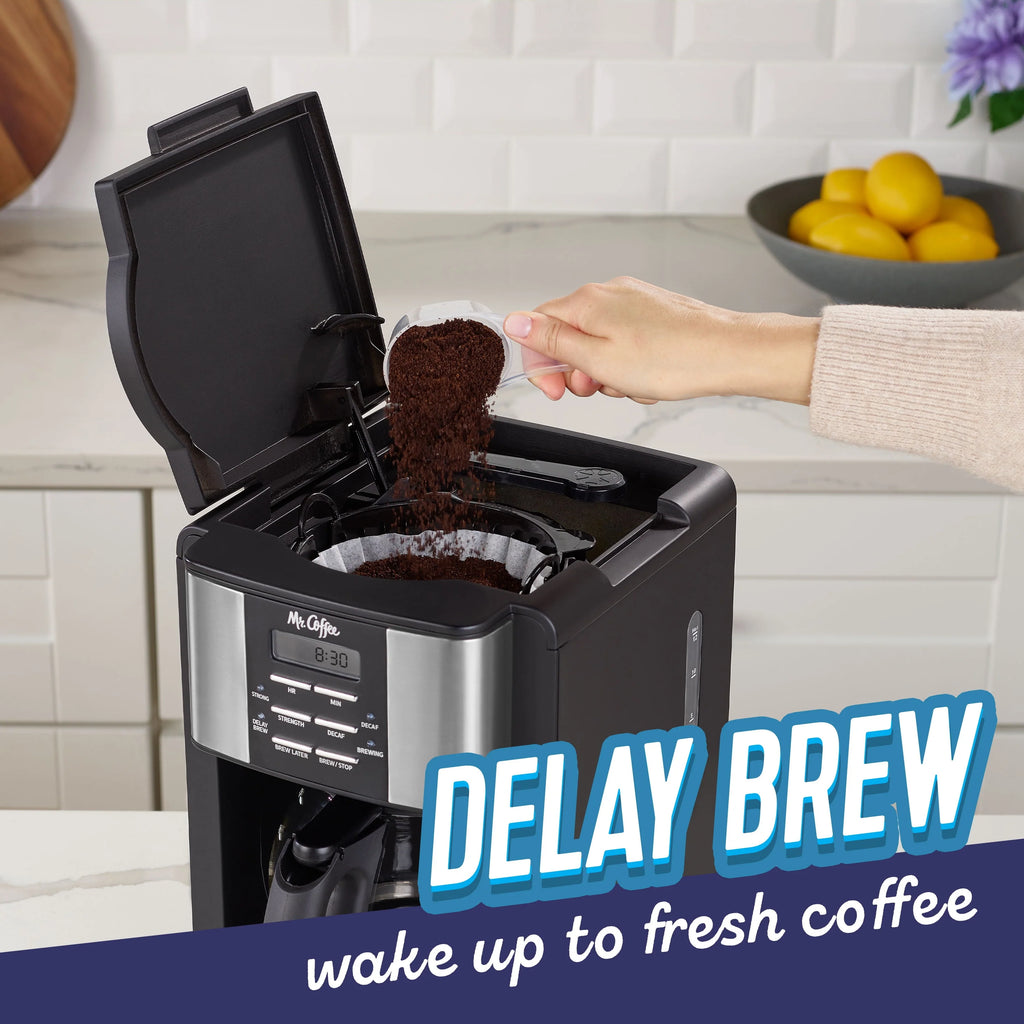 12 Cup Coffee Maker with Decaf Function H4967