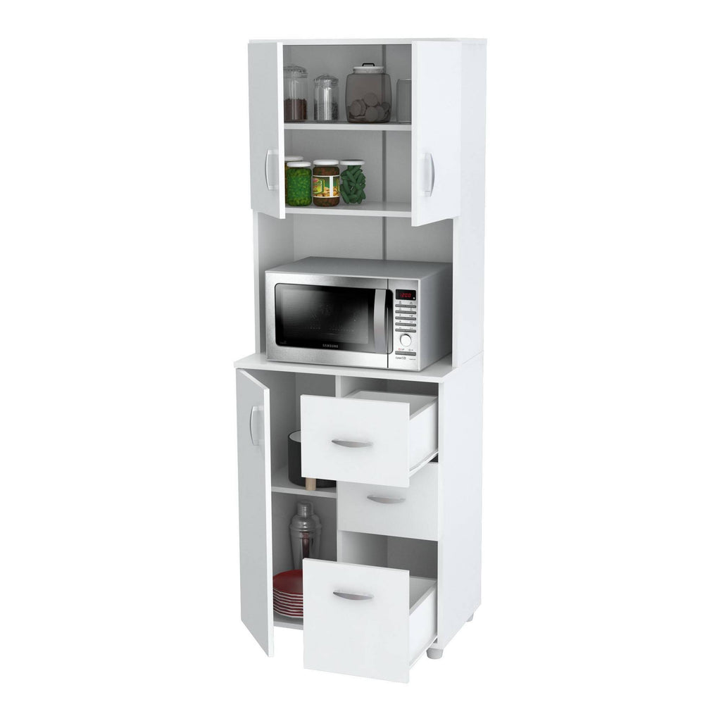 White Kitchen Storage Cabinet L306