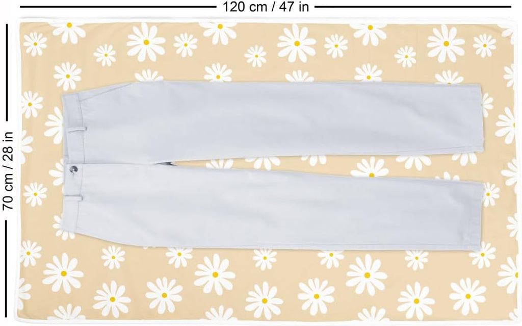 Large 48"x28" Ironing Mat with 3mm Padding & Silicone Iron Rest B285431
