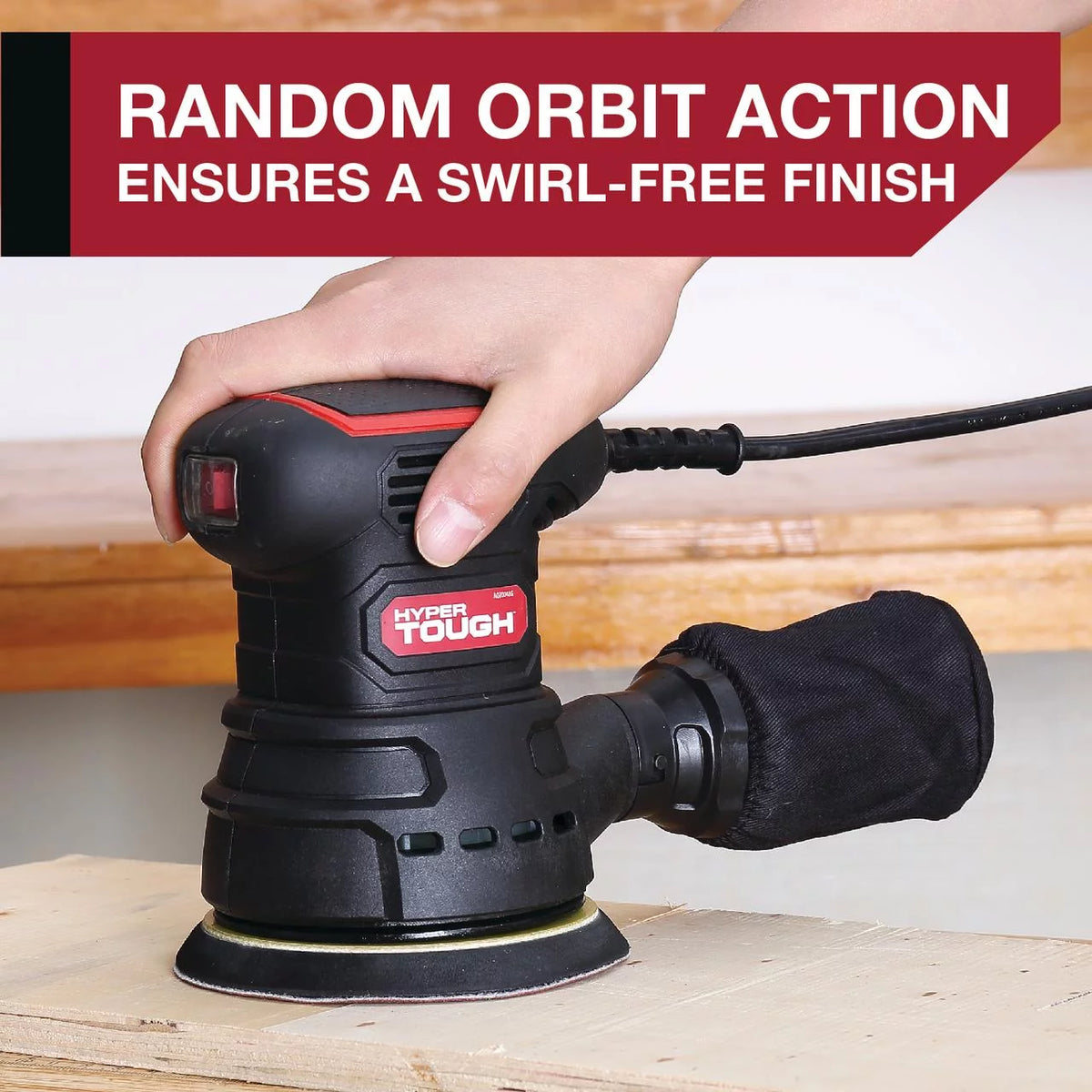2.5 Amp Corded 5 inch Orbital Sander with Dust Bag R473