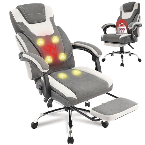 Bluewhite Massage Office Chair with Footrest L2817