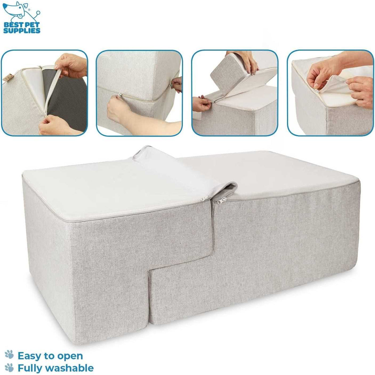 Foldable Pet Steps with CertiPUR-US Certified Foam V485