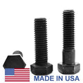 5/16 inch-24 x 4 1/2 inch Fine Thread Grade 8 Hex Cap Screw Black Oxide Pk 50 P123