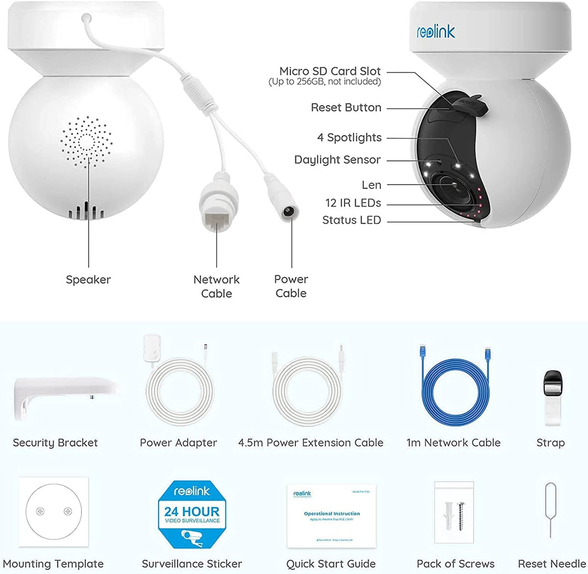 5MP HD PTZ WiFi Camera with Color Night Vision R66005