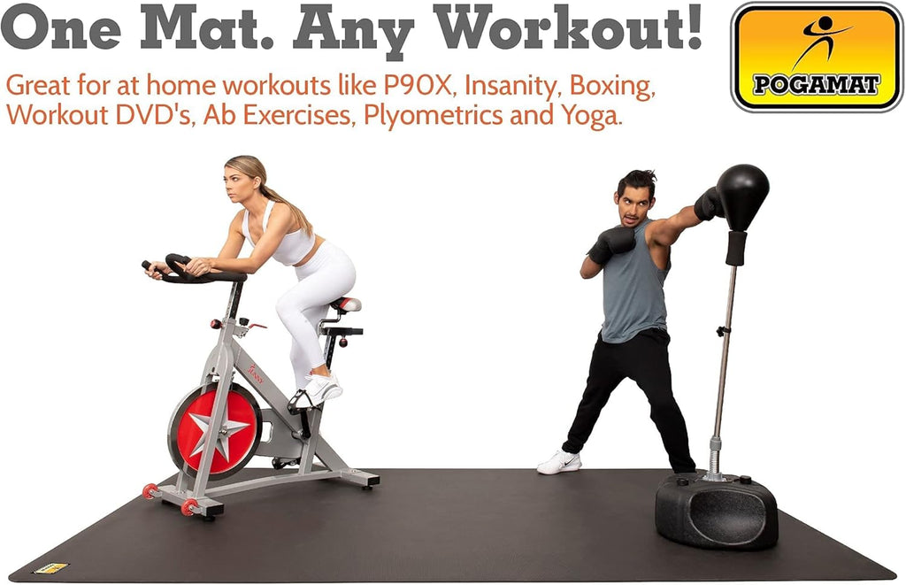 Large Exercise Mat 8 ft X 4 ft X 1/4" Thick V81621