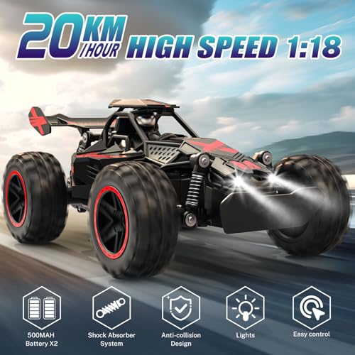 Green 1:18 Remote Control RC Truck with Lights V574732