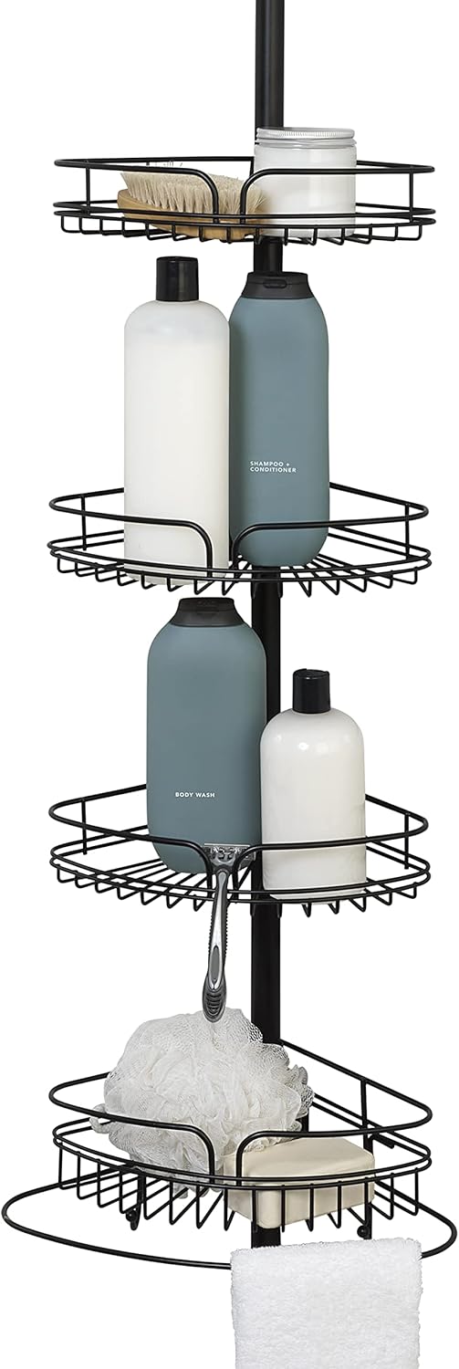 Bronze Shower Tension Pole Caddy O213