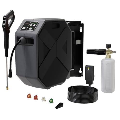 5000 PSI 3.4 GPM Electric Power Washer with 100FT Retractable Hose C9529