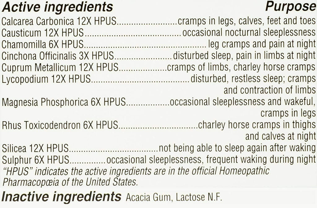 50 Count Leg Cramps PM Tablets Z920