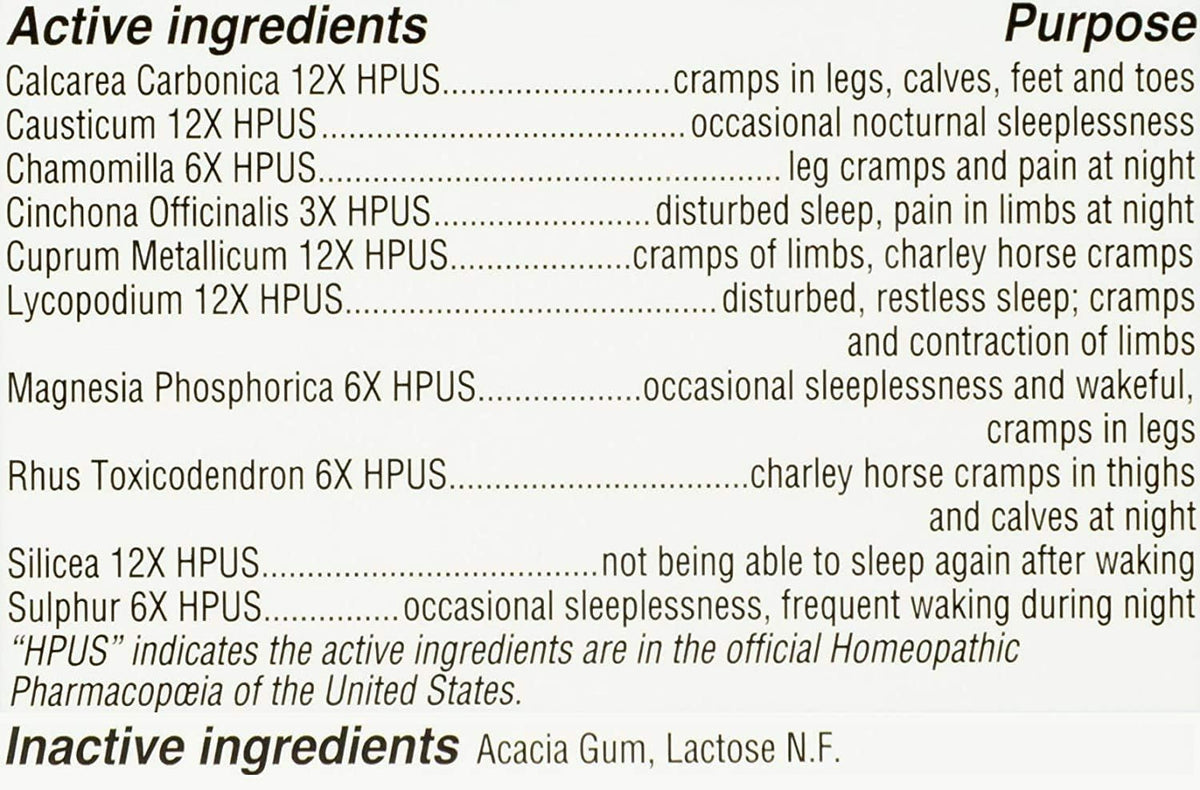 50 Count Leg Cramps PM Tablets Z920