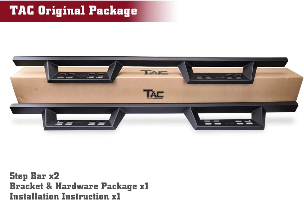 Fine Texture Black Running Boards (2pcs) H32231
