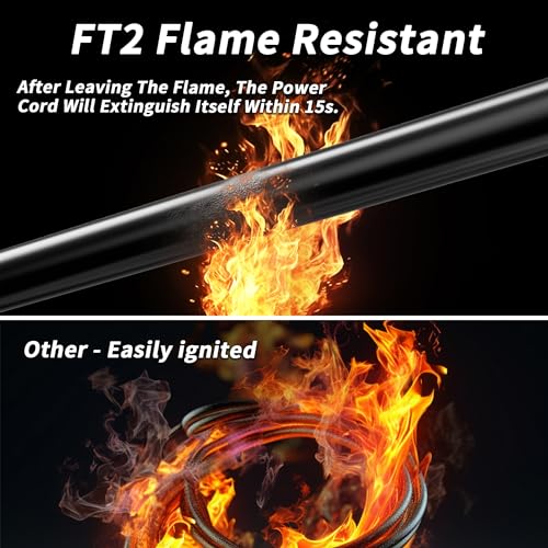 30 Amp RV Generator Adapter Cord, 12 Inch 10 Gauge, Yellow U611647