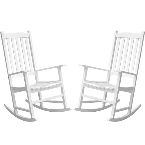Brown Acacia Oversized Outdoor Rocking Chair P425362