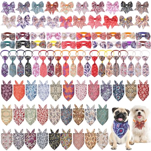 120 Pcs Washable Triangle Dog Bandanas M91901