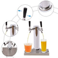 Stainless Steel Double Tap Beer Conversion Kit with Dual Gauge Regulator E82420
