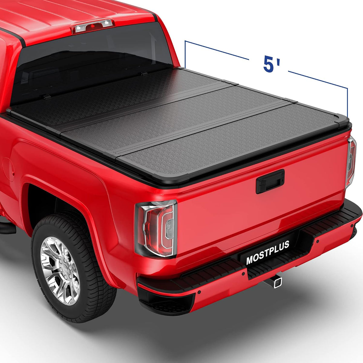 Tri-Fold Soft Truck Bed Tonneau Cover X33482
