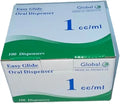 1ml 1cc Oral Syringe with Caps, 100 Count J951