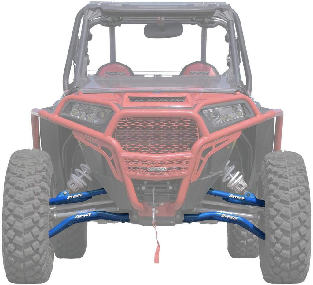 Heavy Duty High Clearance Forward Offset Front A-Arms for Polaris RZR XP 1000 / XP 4 1000, Voodoo/Velocity Blue, Includes All 4 Arms H40801