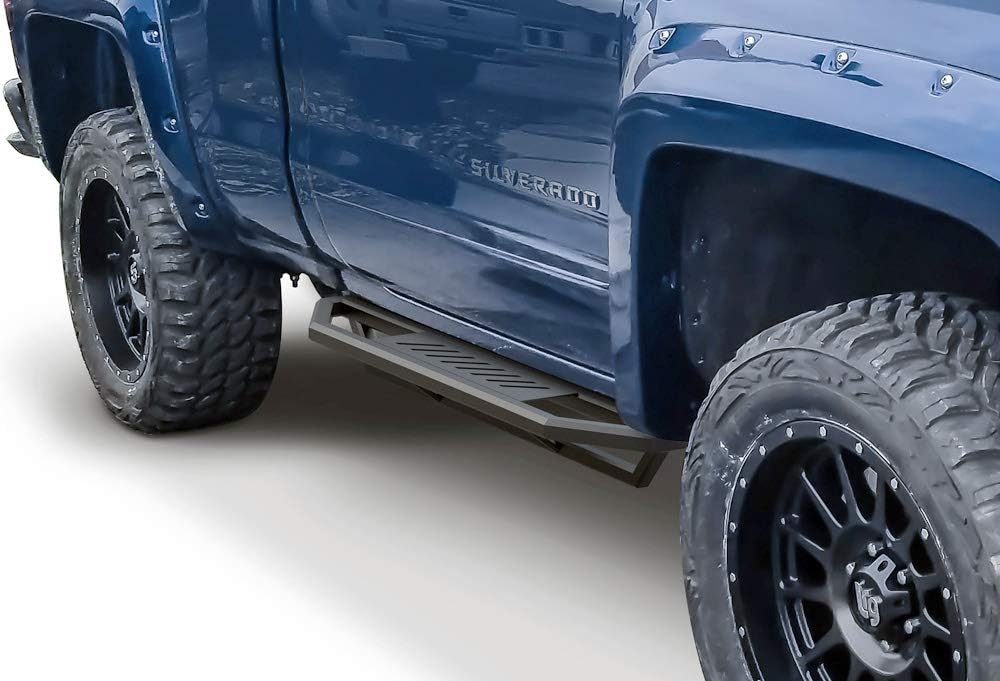 6.5in Aluminum Running Boards for Chevy Silverado GMC Sierra K95539