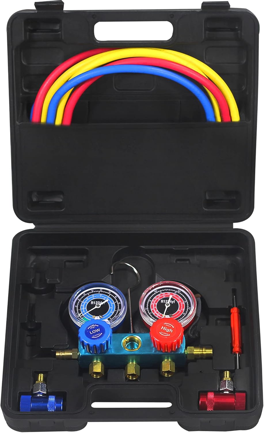 3 Way AC Manifold Gauge Set with 5FT Hose R26876