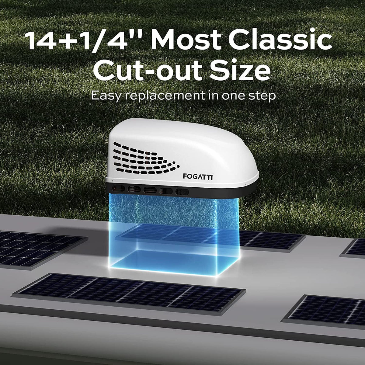 15,000 BTU RV Rooftop Air Conditioner with Air Distribution Box N13578