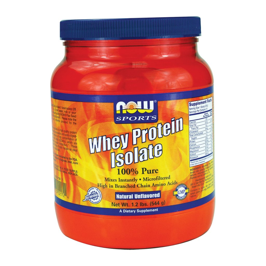 Whey Protein Isolate Unflavored Powder, 1.2 lb (2 pack) X453323
