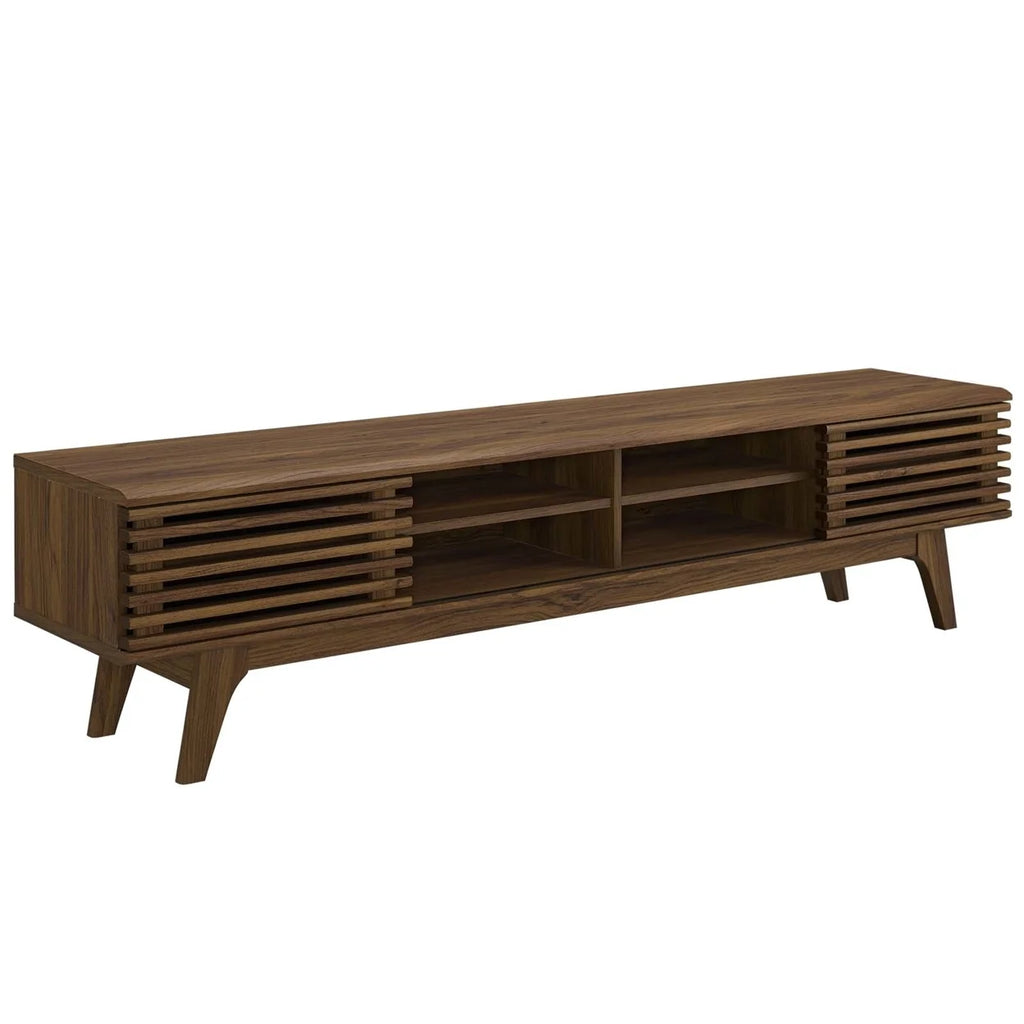 70" Walnut Entertainment Center TV Stand K89839