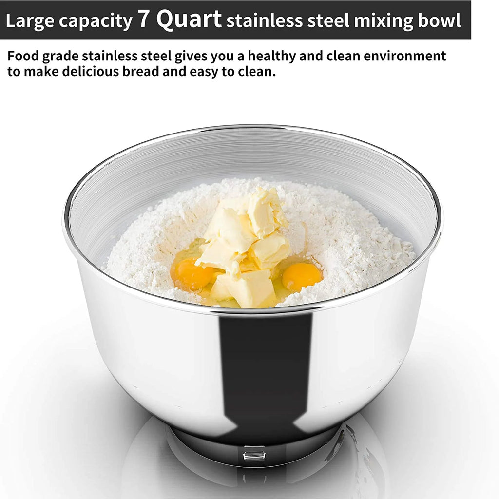 6.5QT 6 Speed Tilt-Head Stand Mixer with Stainless Steel Bowl Q86795