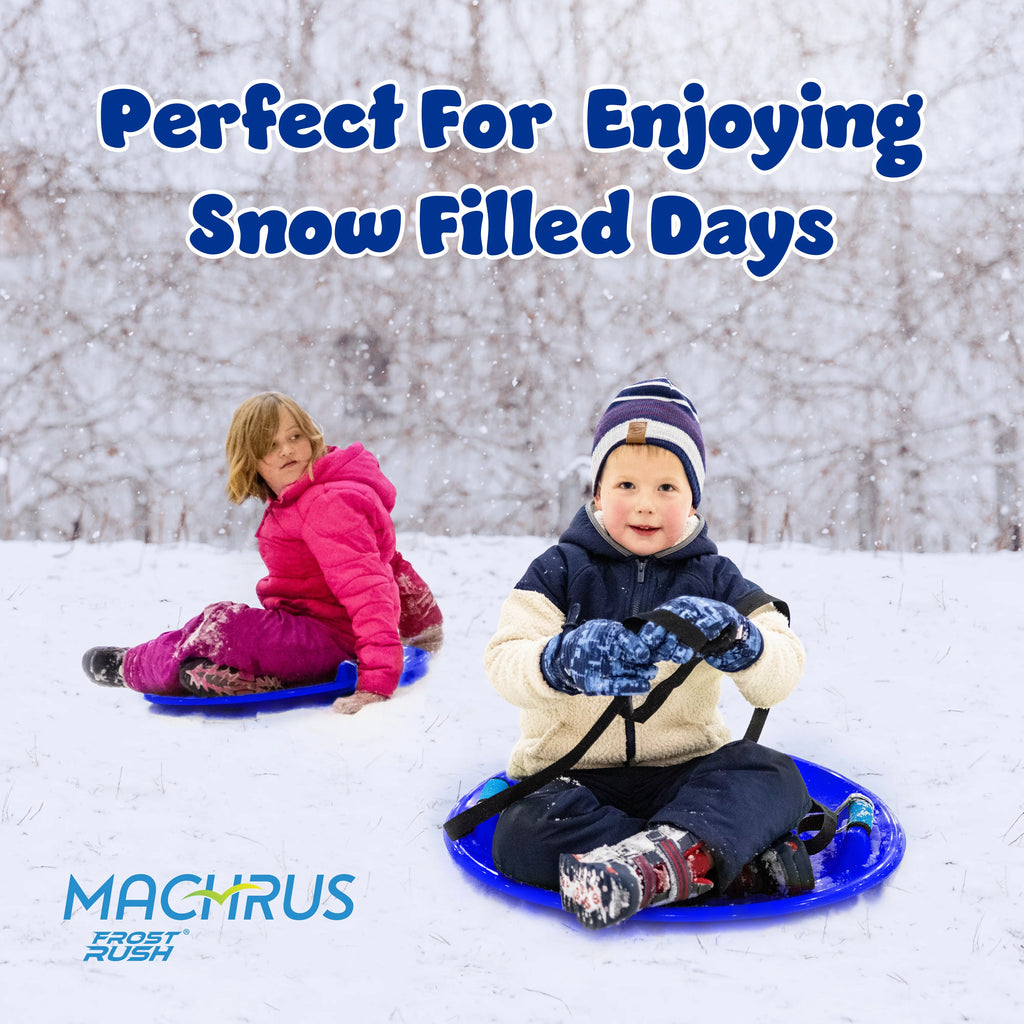 Large Arctic Winter Snow Sled with Foam Grips and Handles A715085
