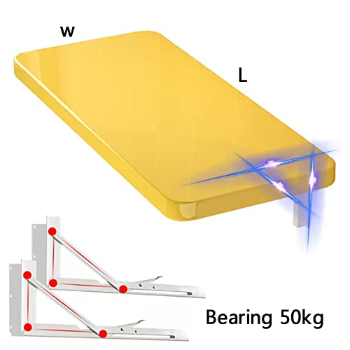 Blue Wall-Mounted Drop-Leaf Foldable Table 30x80cm D44330