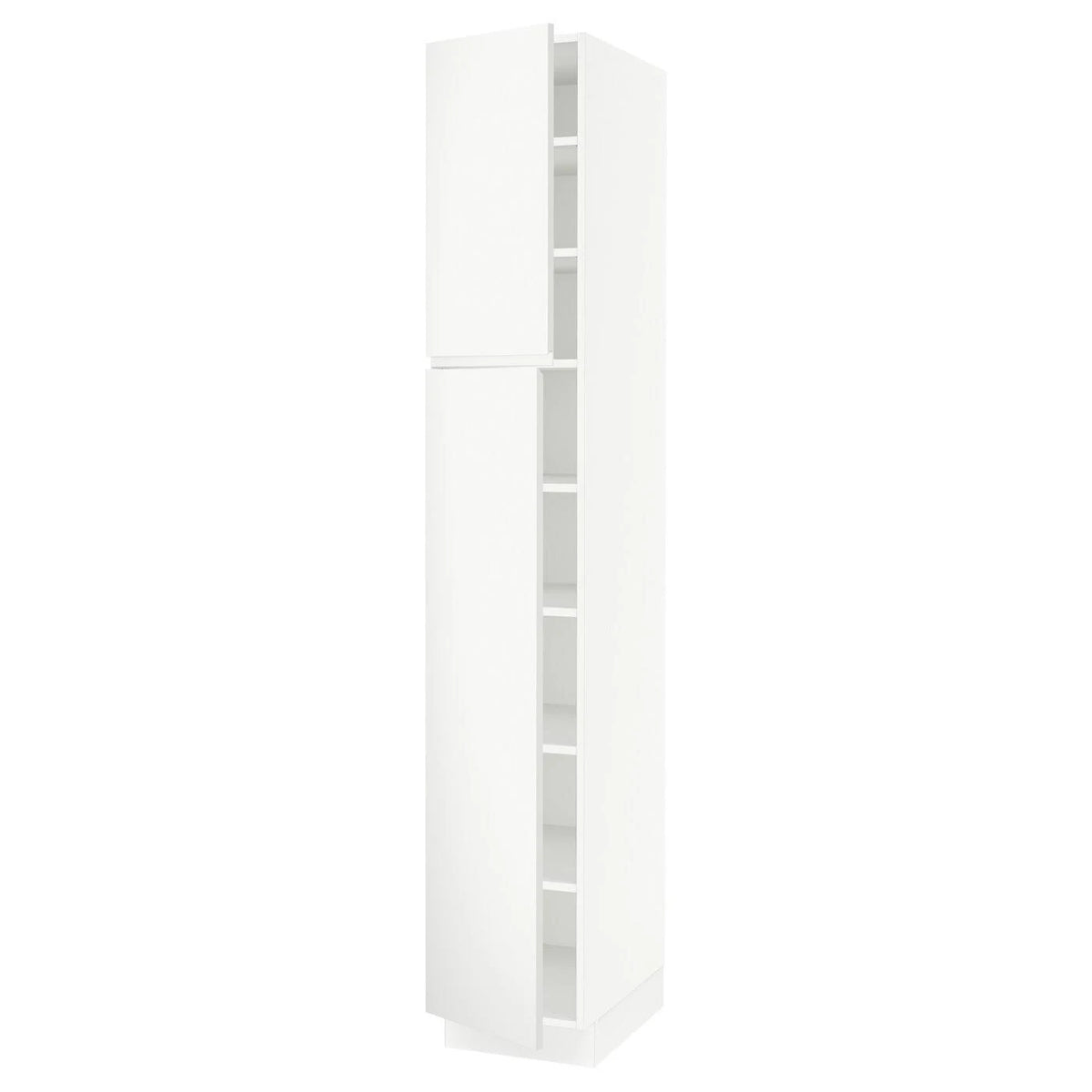 White High Cabinet with 2 Doors K375