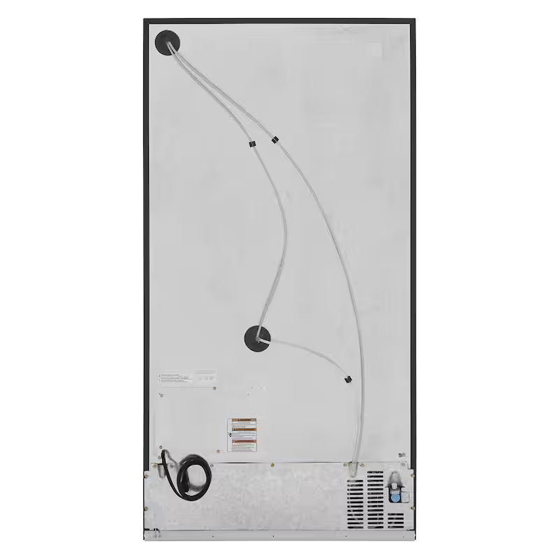 Black Stainless Steel Counter Depth Side by Side Refrigerator S3028