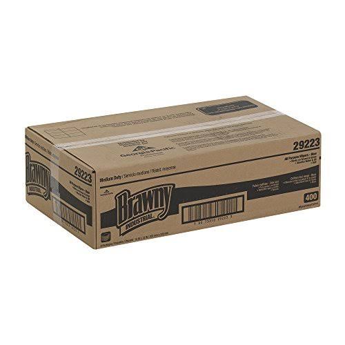 Medium Duty Airlaid 1/4 Fold Wipes, Blue, 50/Pack, 8 Packs/Carton O403