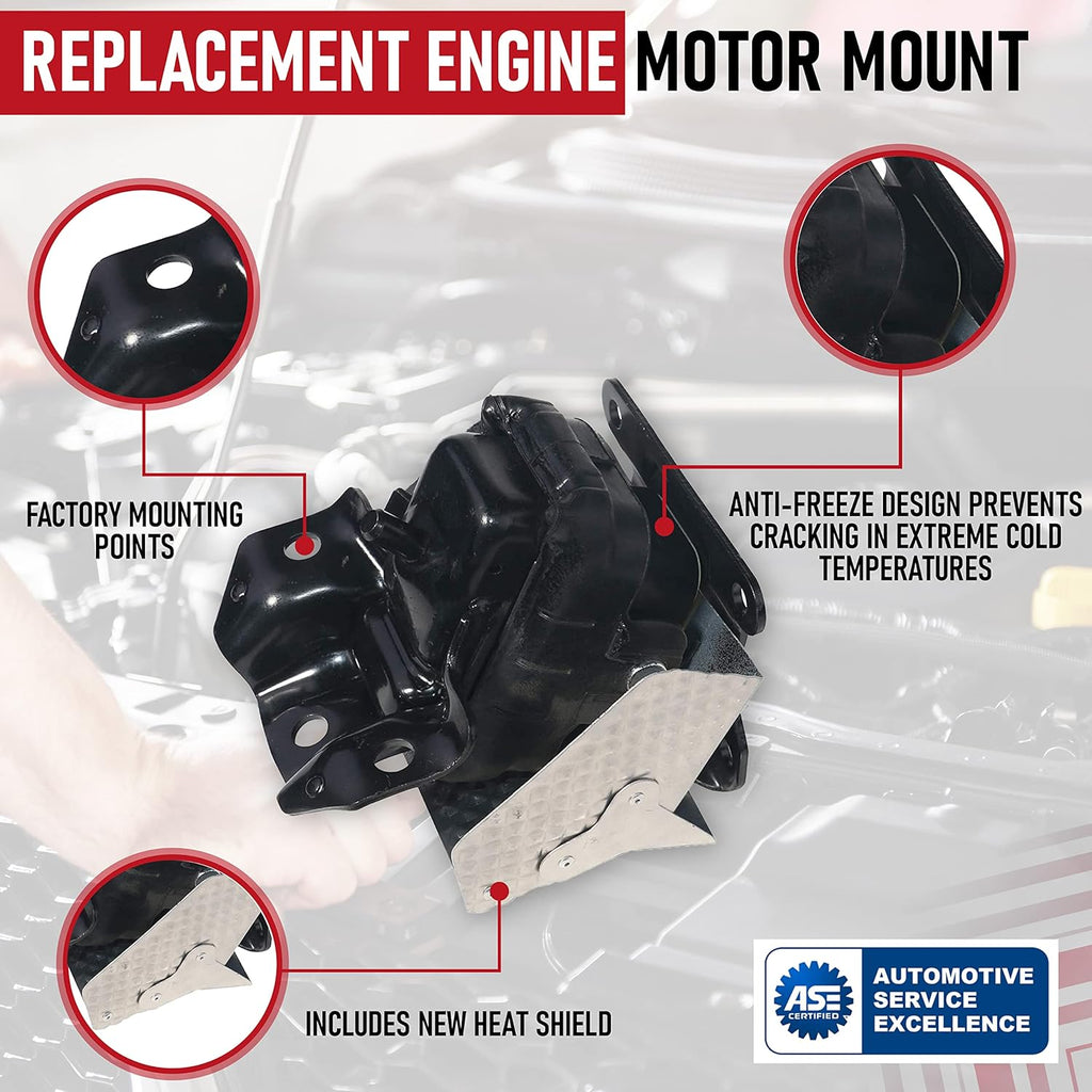 Engine Mount Set of 2 with Heat Shield C2002
