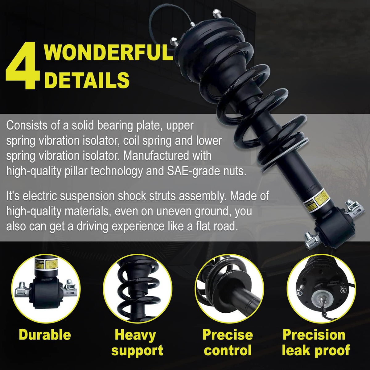 Pair Front Shock Absorber Strut Assembly I40261